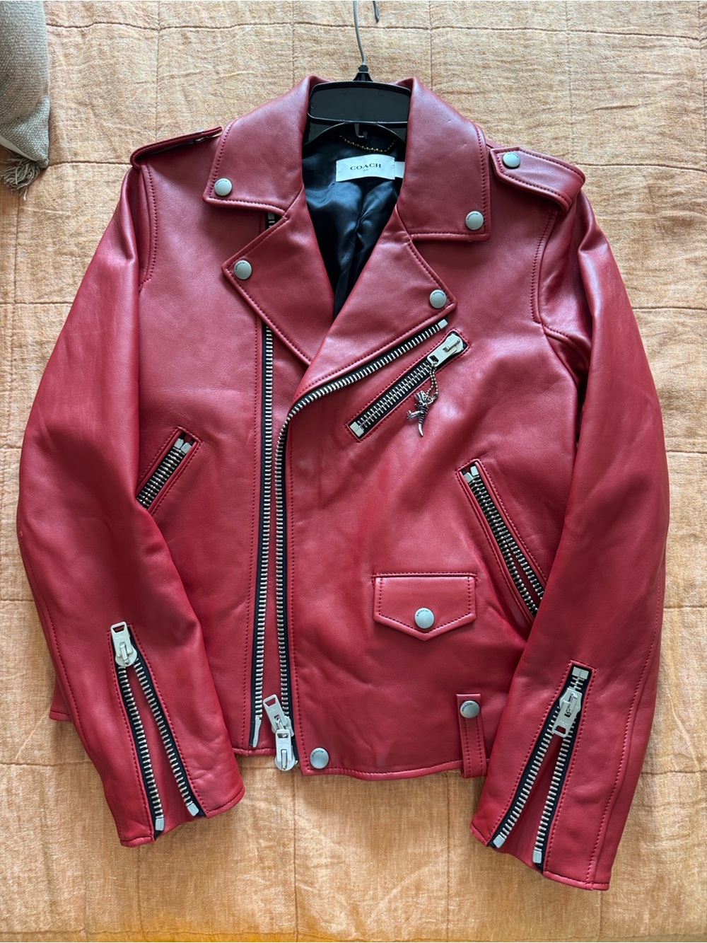 Coach 1941 Lamb Leather Jacket Size 4